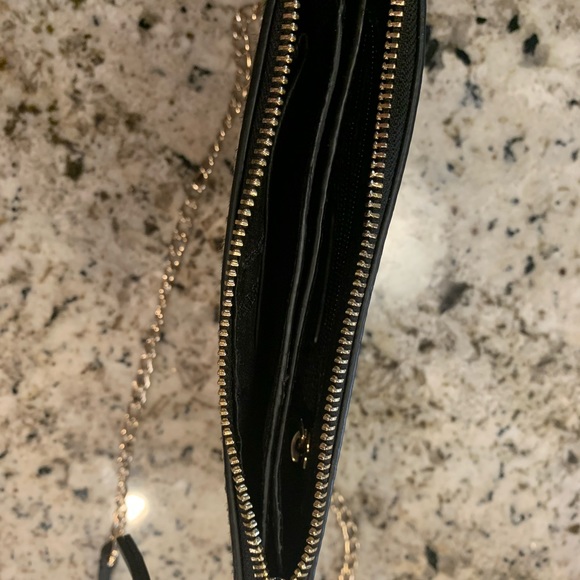 Paul Costelloe Leopard/Leather Handbag Purse With Gold Chain Strap PC6938A - Picture 5 of 11